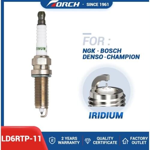 NGK PLZKAR6A-11/LZKAR6AP-1 Spark Plug Replacement Torch Brand Iridium Platinum Bujia LD6RTP-11 Ignition System
