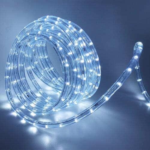 AC220V LED Strip Light 36leds/m Waterproof LED Ribbon Neon Light Flexible Neon Rope Tape With EU Plug Home Outdoor Decoration