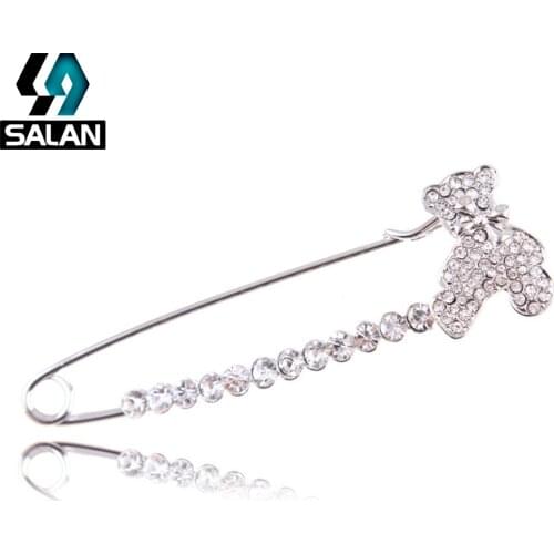 Japan and South Korea high-end cartoon full drill big sweater scarf shawl buckle lovely diamonds brooch daily suit dress