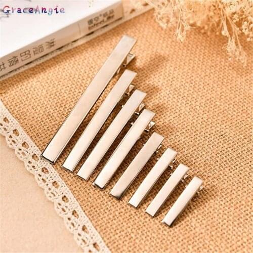 GraceAngie 20pcs/lot Multi Size Hair clip alloy duck beak clip Hademade Hairpin Jewelry DIY Making Finding Accessory Wholesale