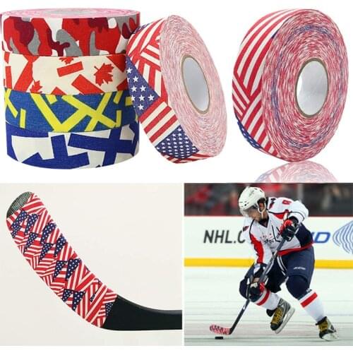 10 Rolls 2.5cmx25m Hockey Tapes Anti-Slip Wear-Resistant Sports Stick Tape for Shin Pad / Baseball Sports/Ice Hockey/Skiing/Cane