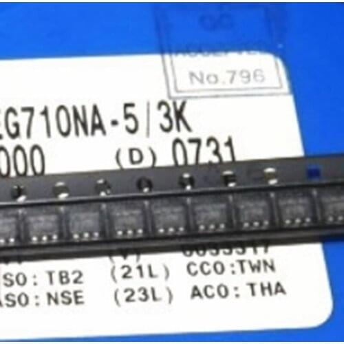 10PCS REG710NA-5/3 when k package SOT23-6 screen printing R10B 60ma 5v switching voltage stabilizer original