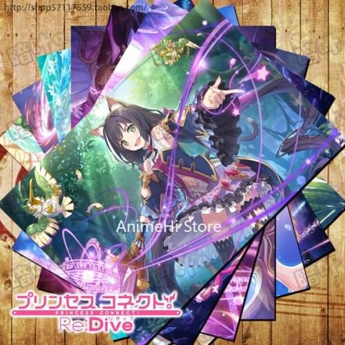 10 pcs/set Anime Princess Connect! Re:Dive posters Pecorine Kokkoro Karyl wall pictures for Colletion A3 42x29CM Stickers