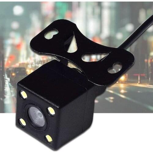 12V IP66 170 Degree Car Rear View Camera Parking Assistance CCD LED Backup Light With Audio Power Cable #276469