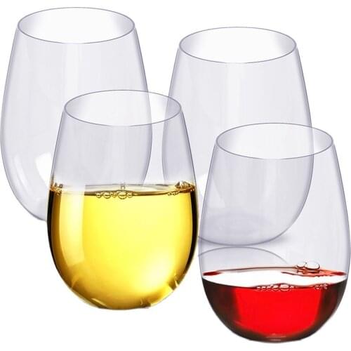 2 Pcs/Lots 450ml Unbreakable Cup High Capacity Transparent Plastic Tritan Juice Milk Water Cup