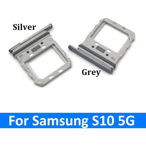 2Pcs/lot SIM Card Slot SD Card Tray Holder Adapter For Samsung Galaxy S10 5G