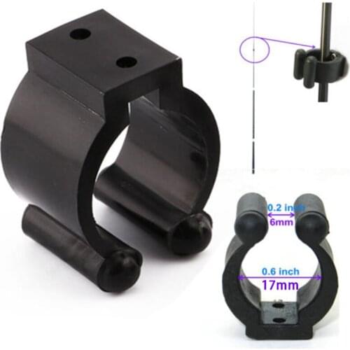 20PCS Plastic Portable Fishing Rod Clip Club Pole Storage Rack Clamps Holder Fishing Accessories