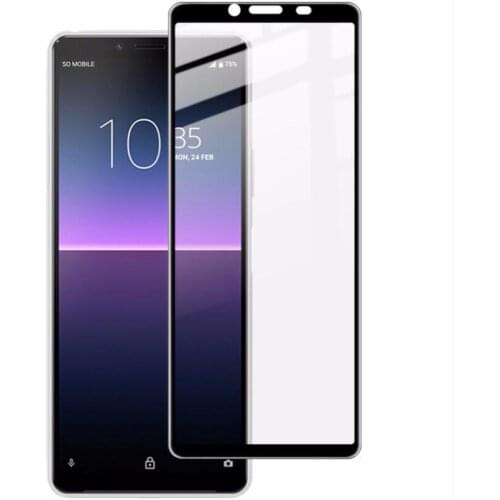 CAMDEM 100pcs/lot 2.5D Premium 3D curved Tempered Glass Screen Protector for Sony Xperia 1 II 10 II 5 1 Protective