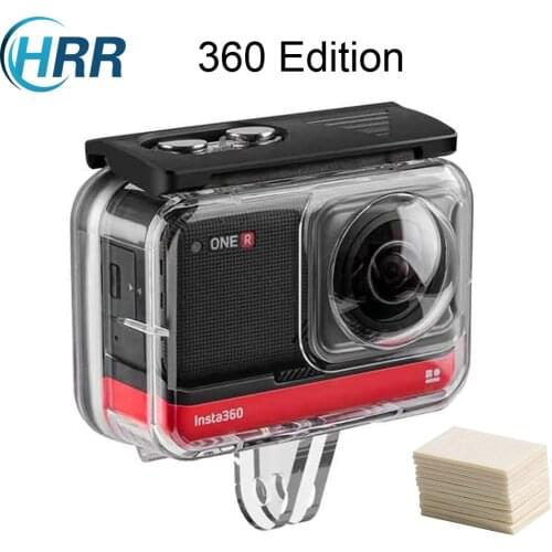 Dive Case for Insta360 ONE R 360 Ddition Action Camera,Waterproof Housing Underwater Shell 45M/148FT W/Anti-Fog Insert Accessory