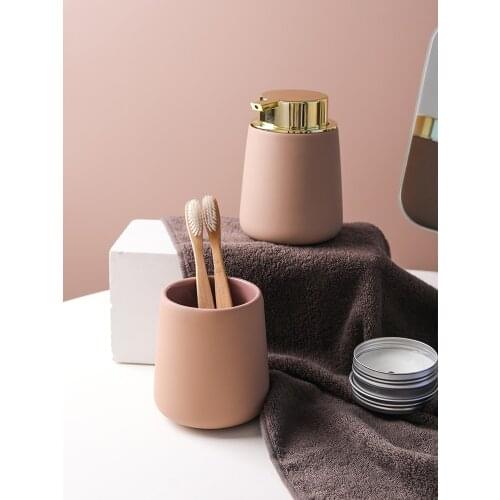 Soap dispenser Nordic hand sanitizer bottle press-type dispensing bottle emulsion dispenser press bottle bathroom decor