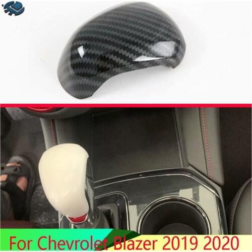 For Chevrolet Blazer 2019 2020 Car Decoration Gear Head Shift Knob Switching Cover Interior Trimmer Moldings