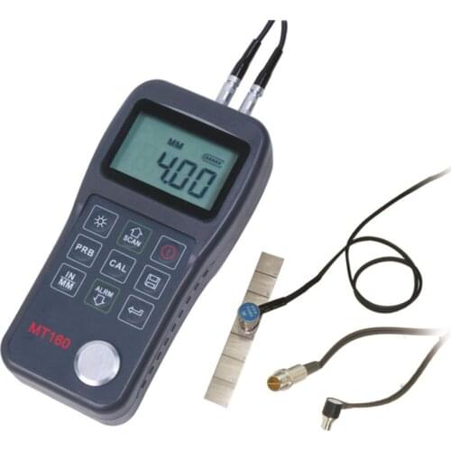 Hot Sale High Precision Digital LCD High Accuracy Ultrasonic Thickness Gauge For Metal Plastic Ceramic Glass Width Testing Meter