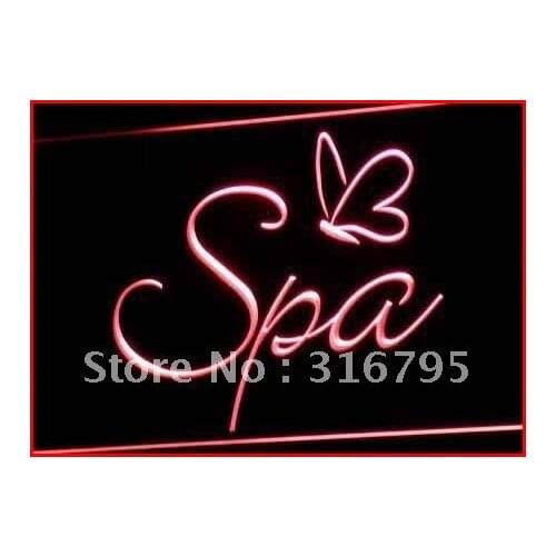 I050 OPEN SPA Beauty Salon Display Shop NR Light Signs On/Off Switch 20+ Colors 5 Sizes