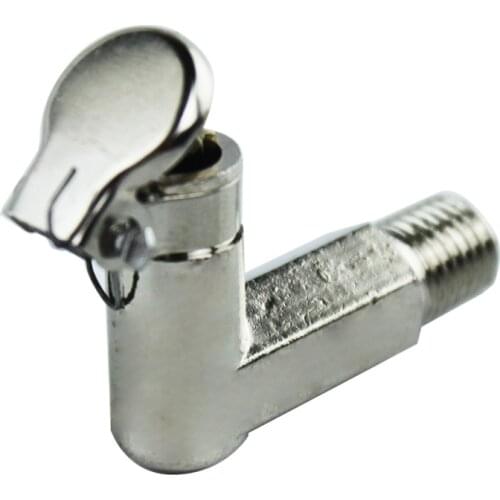 M6 M8 M10 1/8" BSP Male Thread Brass Elbow Spring Cap Type Lubricating Cup Oiler Oil Grease Cup For Machine Tool