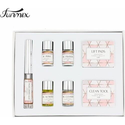 Mini Eyelash Perming Kit lashes lifting Cilia Lift extension perm Set with Rods Glue Curling and Nutritious Growth Treat