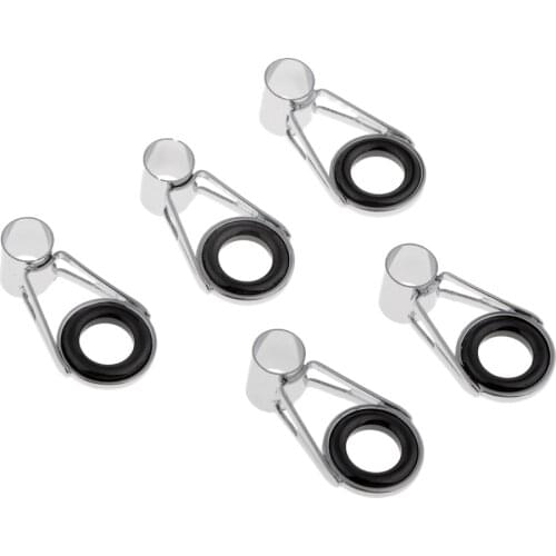 5pcs Sturdy Fishing Rod Guide Rod Building Free Rod Parts Tip Tops 5.5x6mm Fishing Tackles