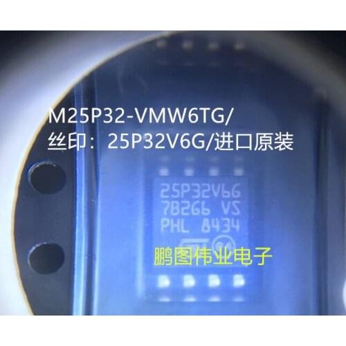 100% New&original M25P32-VMW6TG M25P32 25P32V6G SOP8 In Stock