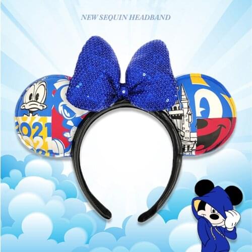 New 2021 Disney Walt World Park Mickey Mouse Ear Headband Hair Accessories
