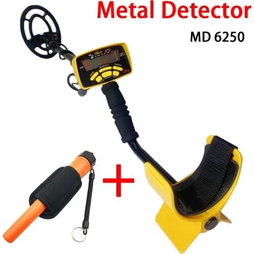 Upgrade Professional Metal Detector High Performance Underground Metal Detector MD6250 Three Detect Mode Coins Jewelry All Metal
