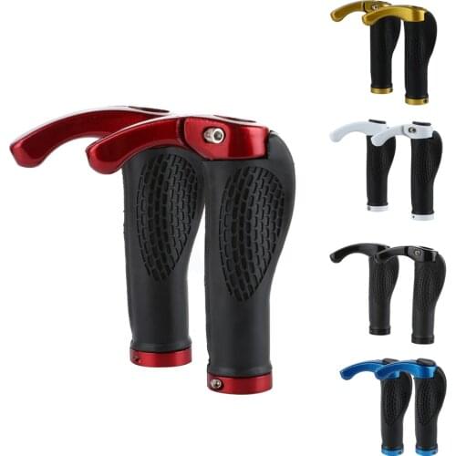 Anti-Skid MTB Road Cycling Skid-Proof Grips Anti-Skid Rubber Bicycle Grips Mountain Bike Lock On Ends Bicycle Handlebars Grips