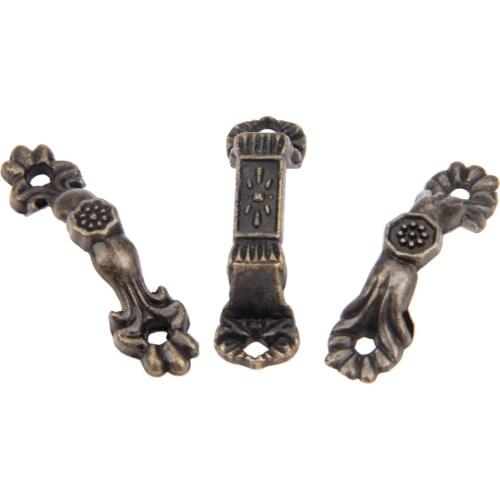 10pcs Box Handle Zinc Alloy Knob For Drawer Cabinet Door Wooden Chest Box Bin Wardrobe Pulls Handles