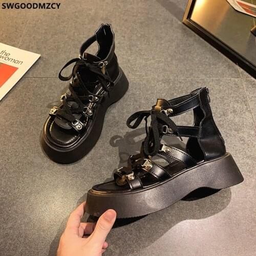 Platform Shoes Gladiator Sandals Women Ladies Shoes and Sandals Women Sandals Summer 2021 Female Shoes Woman Zapatos De Mujer