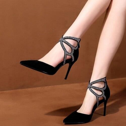 Women Sandals Luxury Party Elegant Wedding Heels Sexy Pumps Women Comfortable Non-slip Sandals 8cm Shoes