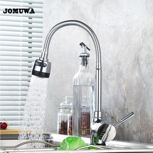 Solid Brass Kitchen Mixer Cold and Hot Kitchen Tap Single Hole Water Tap Kitchen Faucet Torneira Cozinha