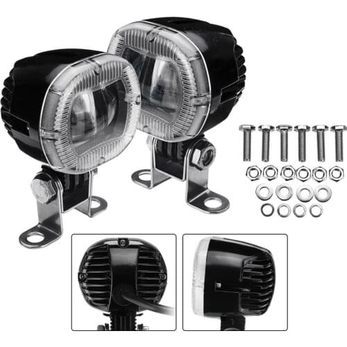 2Pcs 20W LED Forklift Trailer Warning Lights Safety Work Spot Signal Light 180-Degree Adjustable Clearance Lamp