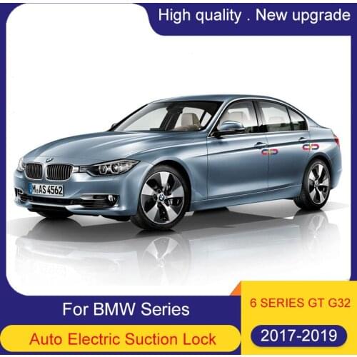 Smart Auto Electric Suction Door Lock For BMW 6 series GT G32 G06 2017-2019 Soft Close Door Super Silence Car Vehicle Door