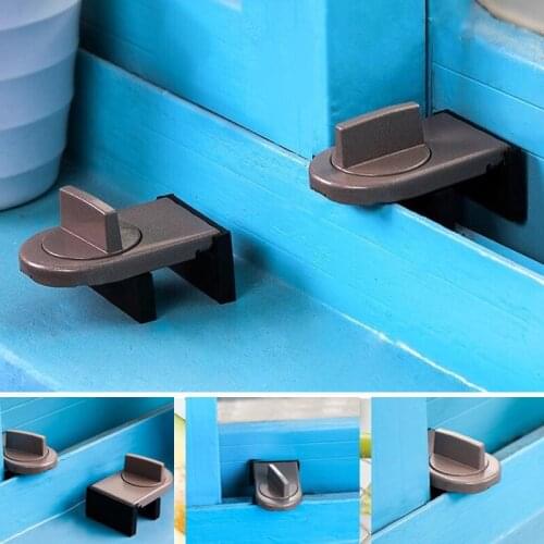 Children Protection Window Stoppers Baby Security Window Lock Adjustable Window Security Door Latch Insurance Anti-Theft Lock