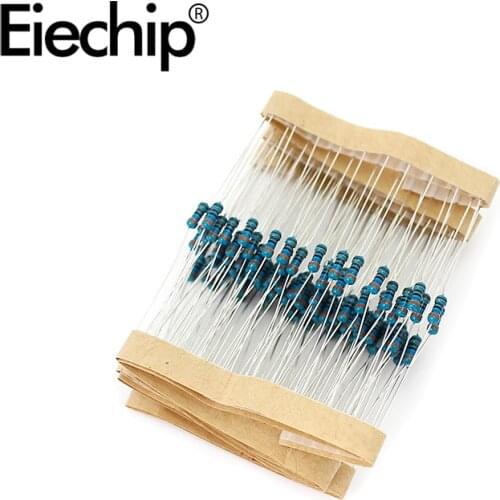 100pcs/lot 1/4W 1% Metal film resistor 0.25W resistance 5.6K ohm Throught Hole