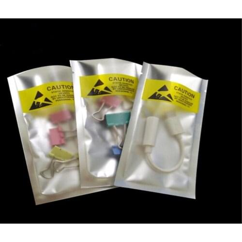 1000ps 7*11cm Data cable packaging bag charger mobile phone accessories USB Line plastic bag Open Top Anti Static Moisture Proof
