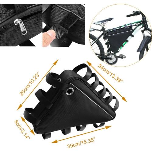 39cm*34cm Mountain Bike bicycle Battery Triangle Bag Tube Frame Case Storage MTB for e bike MTB Bike Parts