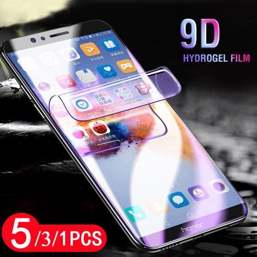 5/3/1Pcs soft protective film for huawei y7 y7p y6 pro y6s y6p prime 2019 y5 lite 2018 hydrogel film Not Glass screen protector