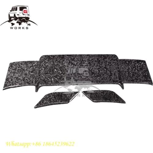 W464 car parts 2020y G500 G63 forged carbon rear wing W463A forging carbon fiber rear spoiler w464 roof spoiler
