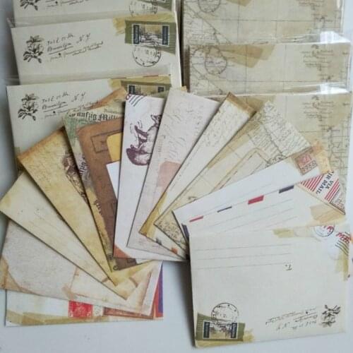 12 Designs Paper Envelope Cute Mini Envelopes Vintage European Style For Card Scrapbooking Gift to greeting each other