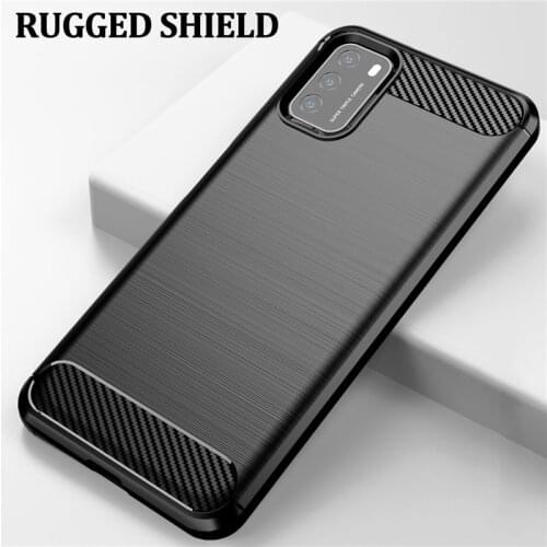 For Poco M3 Case Simple Brushed Silicone Carbon Firber Texture Soft Back Cover Phone Case For Xiomi Xiaomi Poco M3 Pro 5G