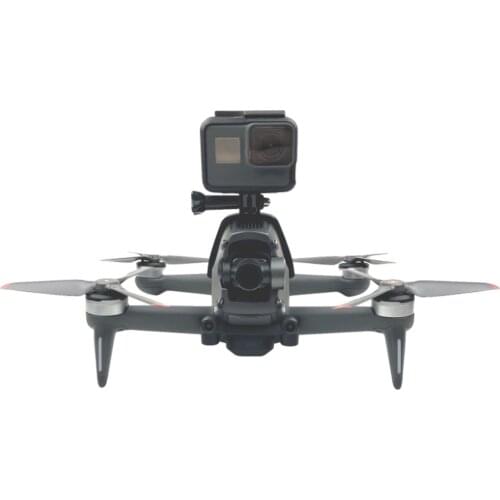 DJI FPV COMBO Drone Extended Upper Bracket Holder gopro Adapter Mount for Insta360 Panorama Camera for GoPro SJCAM Accessories