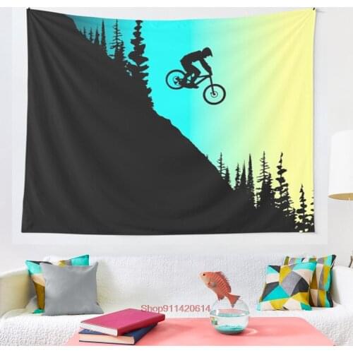 MTB Colors tapestry Wall Hanging Beach Towel Throw Blanket Picnic Yoga Mat Tapestries Home Decoration