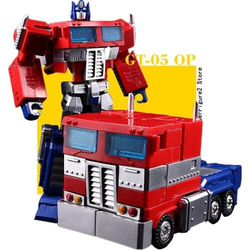 Transformation Toys GT-05 GT05 12cm KBB OP Commander Weapon Box Action Movie Figures Model Mini Deformation Car Truck Robot
