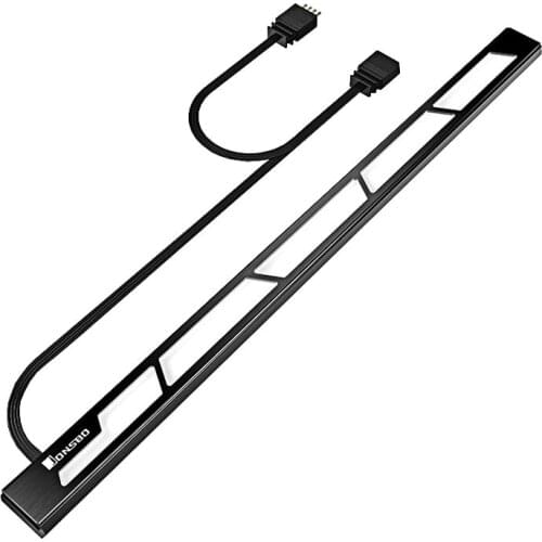 Hot Computer Cables Light Strip bar Aluminum Shell With Magnetic Attraction Support Motherboard AURA Discoloration Controller