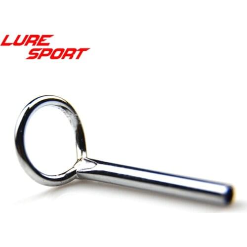 LureSport20 pcs Tip Top guide silver frame FWT Top guide Steel Ring rod repair Fishing Rod Building component DIY Accessory