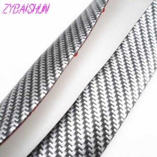 Stickers 5D carbon fiber rubber stowage sill protector Goods for SEAT Ibiza Leon Toledo Arosa Alhambra Exeo FR Supercopa Mii