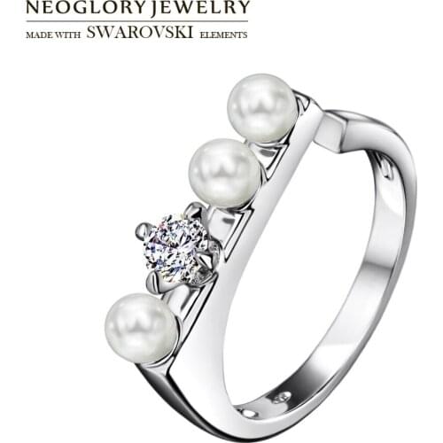 NEOGLORY White Rings