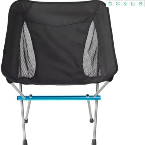 New style camping chair portable lighter aluminum alloy folding moon chair leisure camping fishing chair