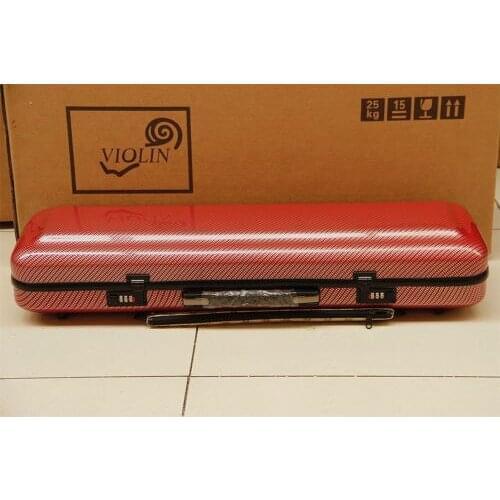 New High Quality Violin 4/4 Full Size Composite Carbon Fiber Case Bag Bow Holders Straps