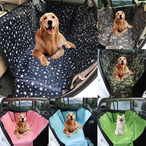 Portable Dog Mat Pet Carrier For Dogs Waterproof Rear Back Carrying Dog Car Seat Cover Hammock Mats Transportin Car Seat Cover
