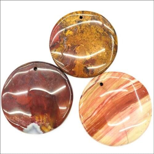 3pcs natural china red stone pendants natural semi precious stone jewelry pendants oval shape wholesale jewelry round