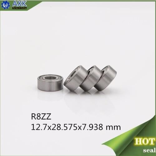 R8ZZ bearing 12.7x28.575x7.938mm ABEC-1 ( 10 PCS ) Inch Deep Groove ball bearing